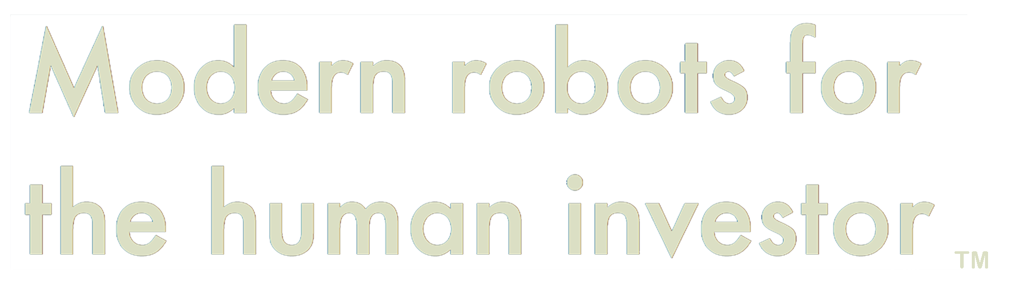 Modern robots for human investors